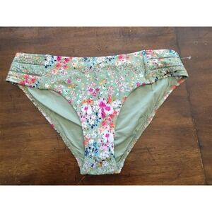 NWOT Milea Seafolly 14 Botanic Gardens Wide Side Bikini Bottoms 122822